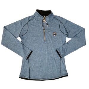 FootJoy FJ Devils Ridge Golf Club‎ Pullover Blue Quarter Zip Women's Small New